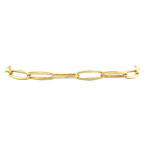 vintage Vintage gouden Closed for ever armband 14 krt