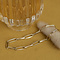 vintage Vintage gouden Closed for ever armband 14 krt