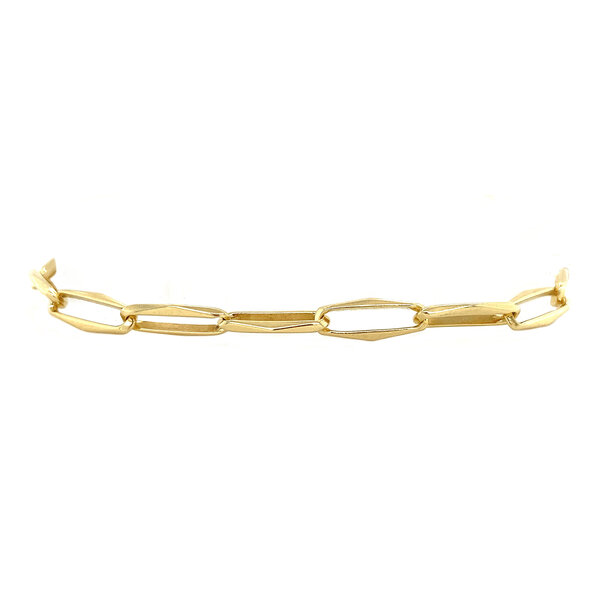 vintage Vintage gouden Closed for ever armband 14 krt
