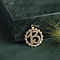 vintage Gouden nummer dertien hanger 18 krt