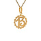 vintage Gold number thirteen pendant 18 krt