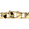 vintage Golden vintage flat gourmet bracelet 14 kt
