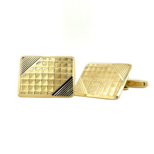 Gouden manchetknopen 14 krt