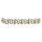 vintage Witgouden vintage armband met diamant 18 cm 18 krt