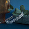 vintage Witgouden vintage armband met diamant 18 cm 18 krt