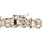 vintage Witgouden vintage armband met diamant 18 cm 18 krt