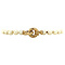 vintage Parel armband met gouden sluiting 18.5 cm 14 krt