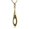 vintage Gouden hanger met spinel 14 krt