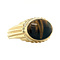 vintage Ring met tijgeroog 9 krt