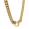 vintage Gouden gourmet collier met siersluiting 14 krt