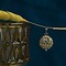 vintage Gouden filigraan hanger 14 krt