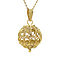 vintage Gold filigree pendant 14 krt