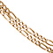 vintage Gouden vintage figaro collier 14 krt