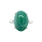 vintage Vintage ring with jade 12 kt