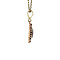 vintage Gold vintage entourage pendant with garnet 14 krt