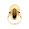 vintage Tricolour gouden vintage munt ring 14 krt