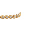 vintage Gold vintage tennis bracelet with diamond 14 krt