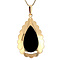 vintage Gold vintage pendant with garnet 14 kt