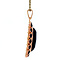 vintage Gouden vintage entourage hanger met granaat 14 krt