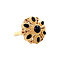 vintage Gold vintage ring with garnet 14 krt