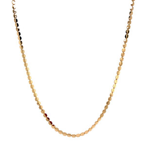 Gold fantasy necklace 14 krt