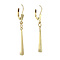 vintage Gold fantasy earrings 14 krt
