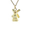 vintage Gouden molen hanger 14 krt