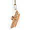vintage Gouden hanger met camee 14 krt