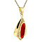 vintage Gold pendant with carnelian 14 kt