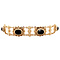 vintage Gold vintage bracelet with garnet 14 kt