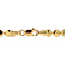 vintage Gold vintage bracelet with colored stone and zirconia 18 kt