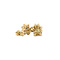 vintage Gold vintage entourage stud earrings with sapphire and zirconia 14 kt