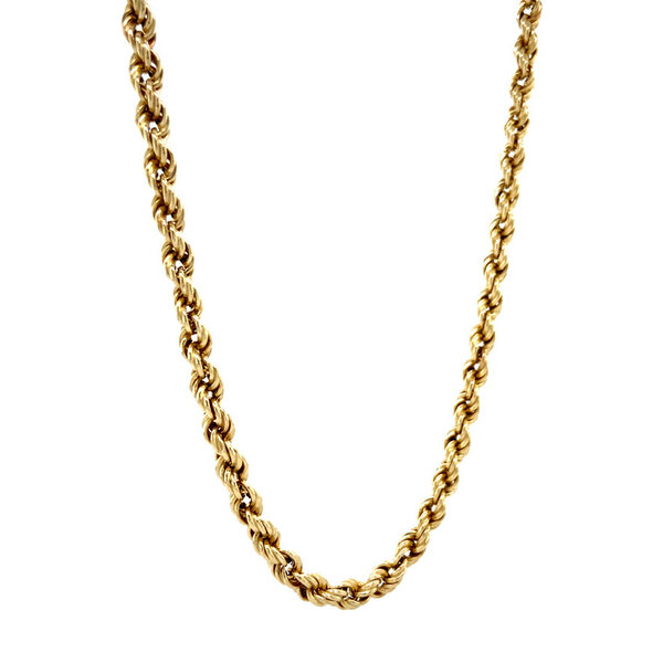 vintage Golden vintage cord necklace 14 kt