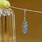 vintage Zilveren vintage hanger met diamant 925