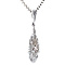 vintage Zilveren vintage hanger met diamant 925
