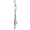 vintage Zilveren vintage hanger met diamant 925