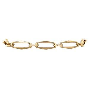 Gold closed for ever bracelet 14 krt