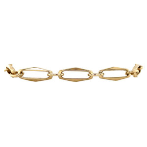 Gouden closed for ever armband 14 krt