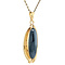 vintage Gold vintage pendant with hematite 14 kt