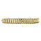 vintage Gouden vintage gourmet armband 14 krt