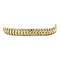 vintage Gouden vintage gourmet armband 14 krt