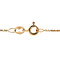 vintage Gouden venetiaan armband met parel 14 krt