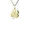 vintage Gold four-leaf clover pendant 14 krt