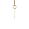 vintage Gold four-leaf clover pendant 14 krt