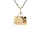 vintage Gold suitcase pendant 14 carat