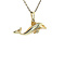 vintage Gold dolphin pendant 14 kt