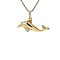 vintage Gold dolphin pendant 14 kt
