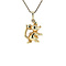 vintage Golden mouse pendant 14 kt