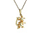 vintage Golden mouse pendant 14 kt