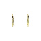 vintage Golden fantasy earrings 14 kt